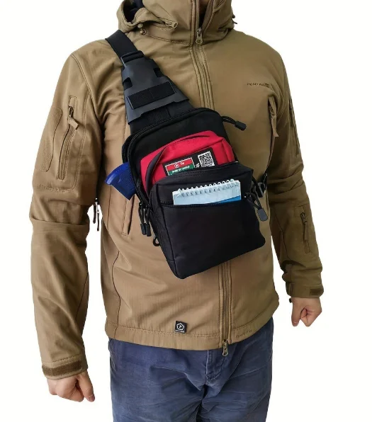Edc Concealed Carry Fanny Pack - Taktiksel Gizli Taşıma Askılı Çantası: EDC