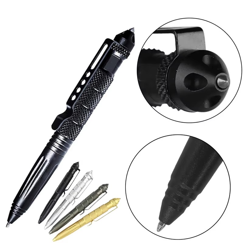Pen Tactical Glass - 1/2 adet Yüksek Kaliteli Metal Askeri
