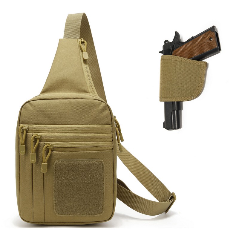 Edc Carry Backpack - Yeni Taktik Göğüs Çantası Tabanca Kılıfı
