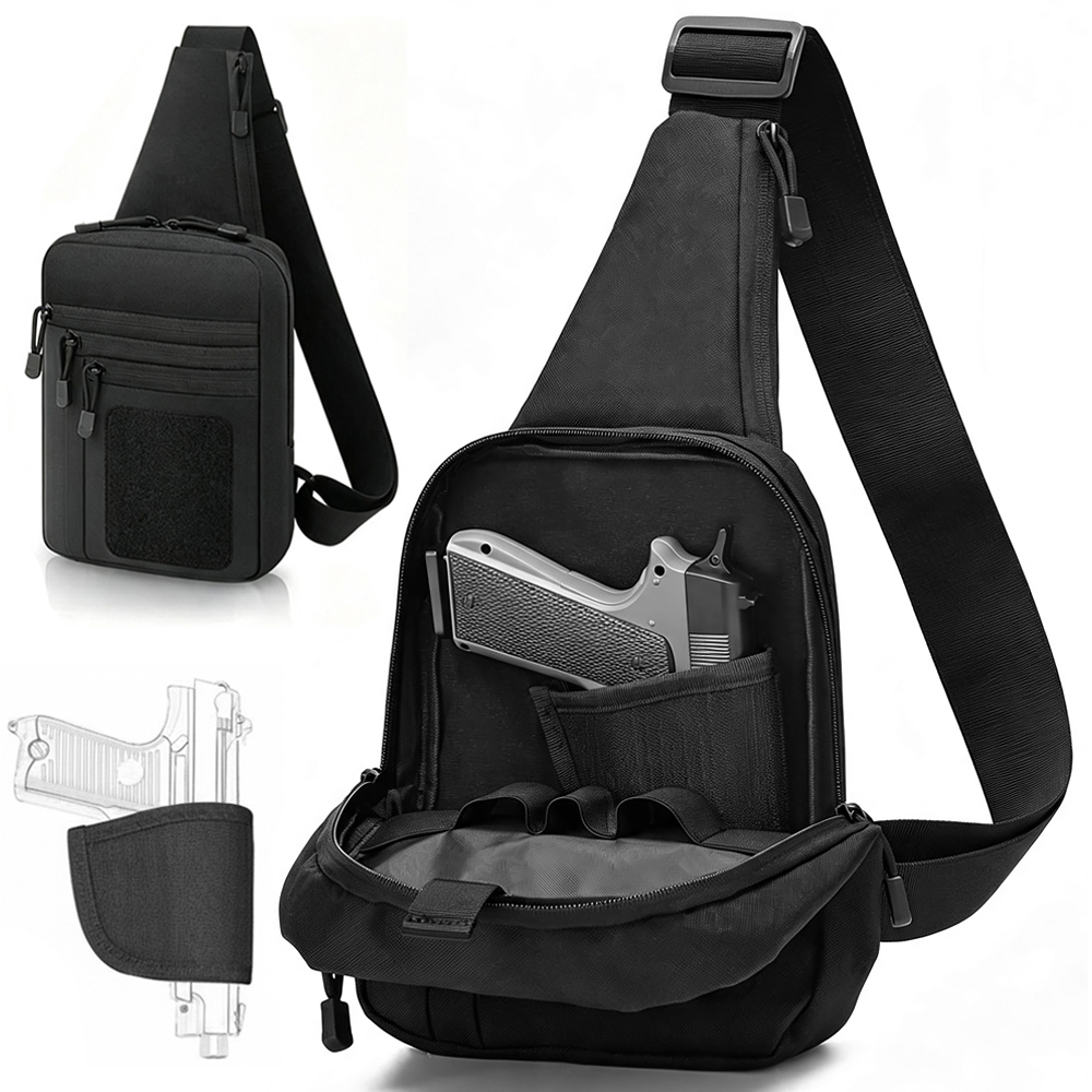 Edc Carry Bag For Pistol - Gizli Taşıma Göğüs Çantası, Tabanca Saklama
