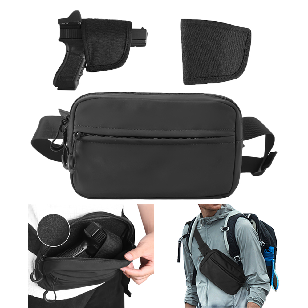 Edc Concealed Carry Fanny Pack - Taktik Crossbody Çanta Tabanca Bel Paketi