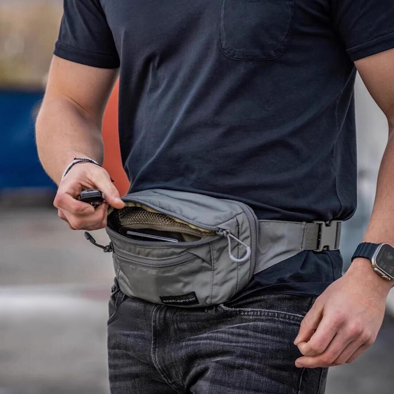 Edc Concealed Carry Fanny Pack - Ayarlanabilir Askılı Erkek Bel Çantası, Taktik