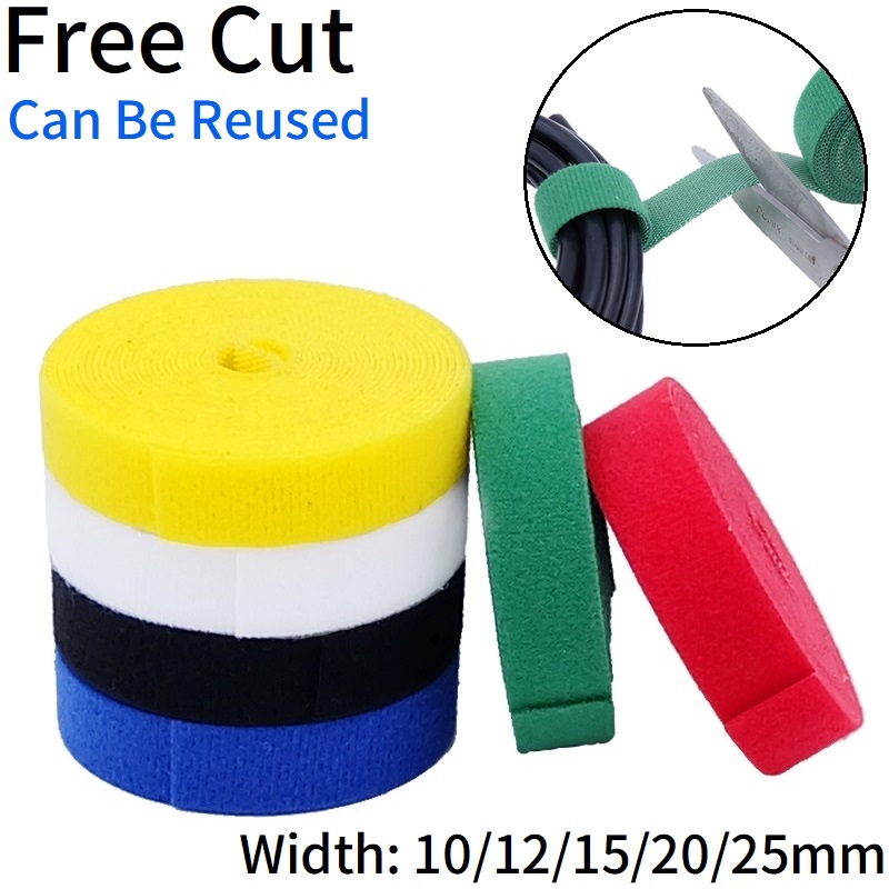 Gear Tie Reusable - 2/10M kablo bağları yeniden kullanılabilir döngü