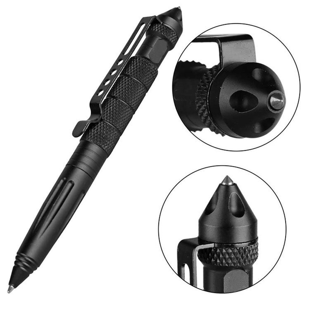 Pen Tactical Glass - Yüksek Kaliteli Metal Askeri Taktik Kalem