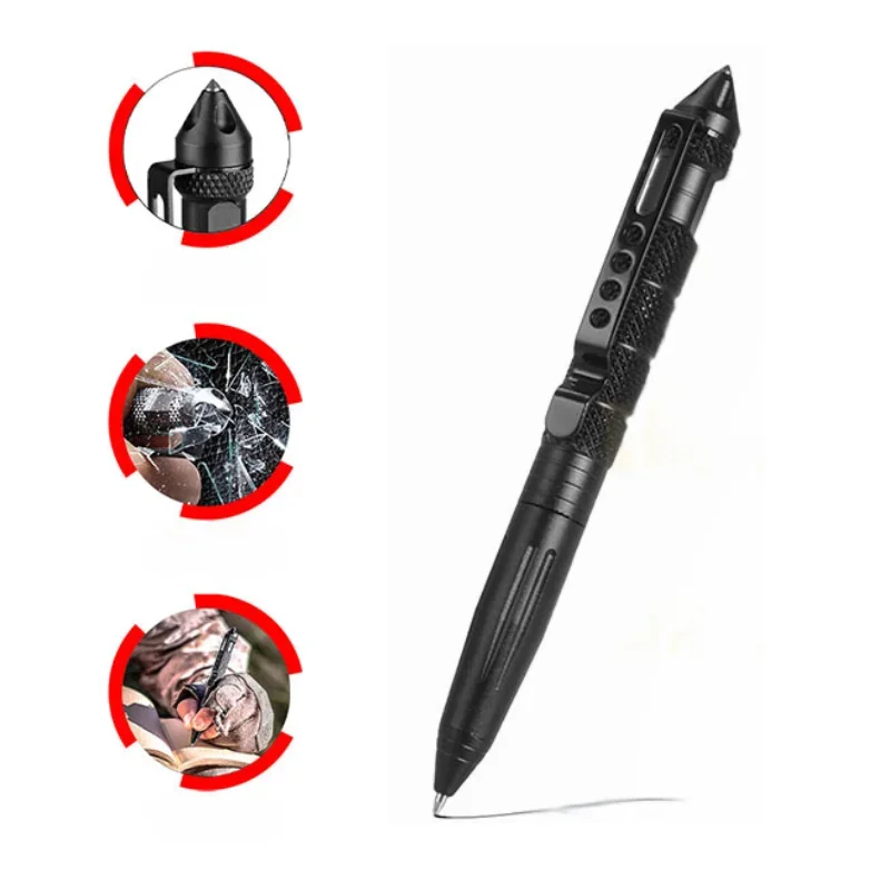 Pen Tactical Glass - Çok fonksiyonlu Taktik Kalem Kendini Savunma
