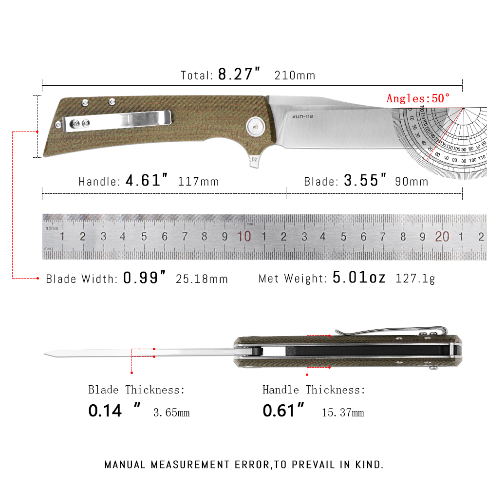 Shooziz XUN112 EDC Katlanır Bı - Edc Carry For Men incelemesi ve fiyatı