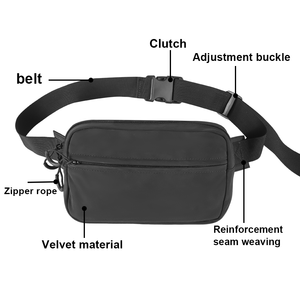 Taktik Crossbody Çanta Tabanca - Edc Concealed Carry Fanny Pack incelemesi ve fiyatı