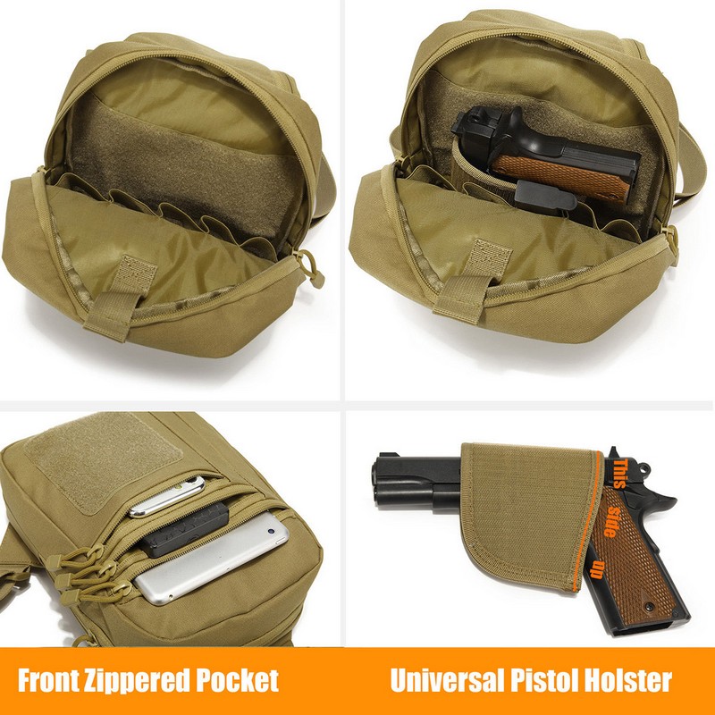 Yeni Taktik Göğüs Çantası Taba - Edc Carry Backpack incelemesi ve fiyatı