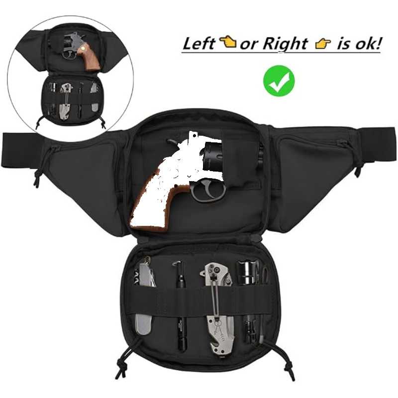 Su Geçirmez Molle EDC Çantası  - Edc Concealed Carry Fanny Pack incelemesi ve fiyatı