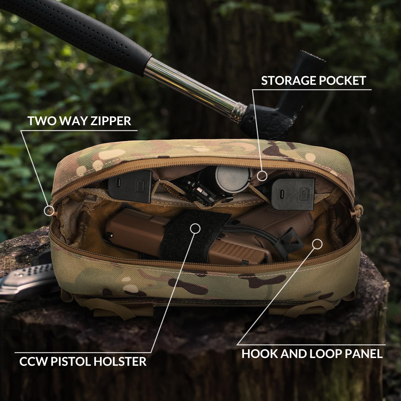 Taktik Bel Çantası, Tabanca Kı - Edc Concealed Carry Fanny Pack incelemesi ve fiyatı
