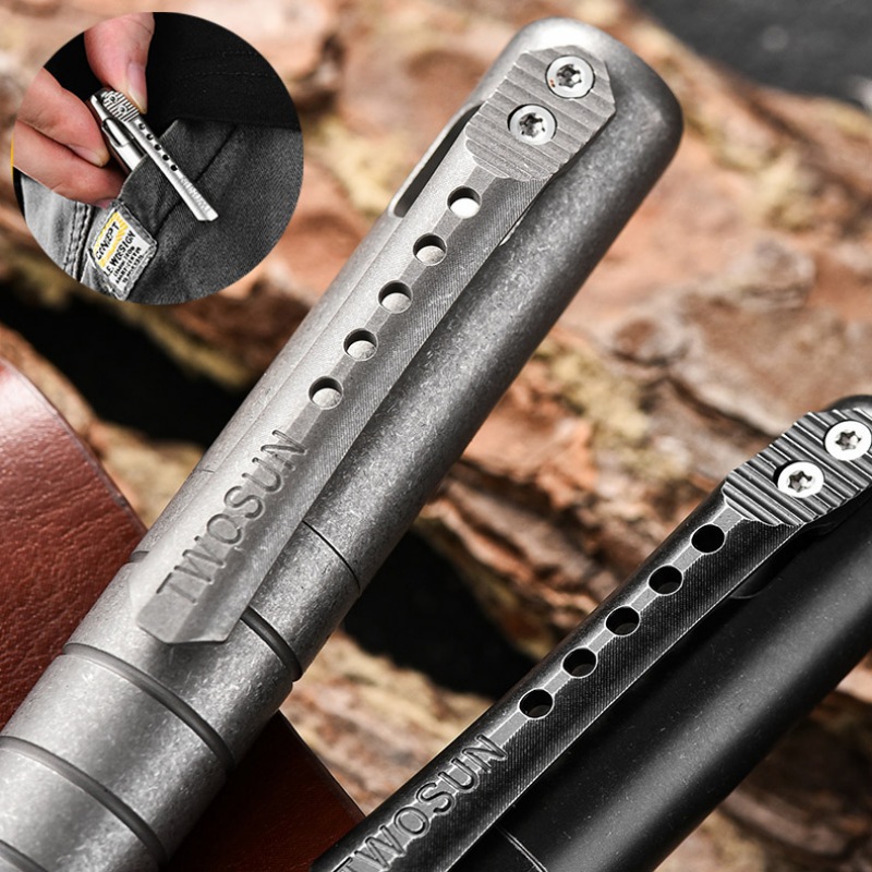 Titanyum taktik kalem EDC çok  - Pen Tactical Glass incelemesi ve fiyatı
