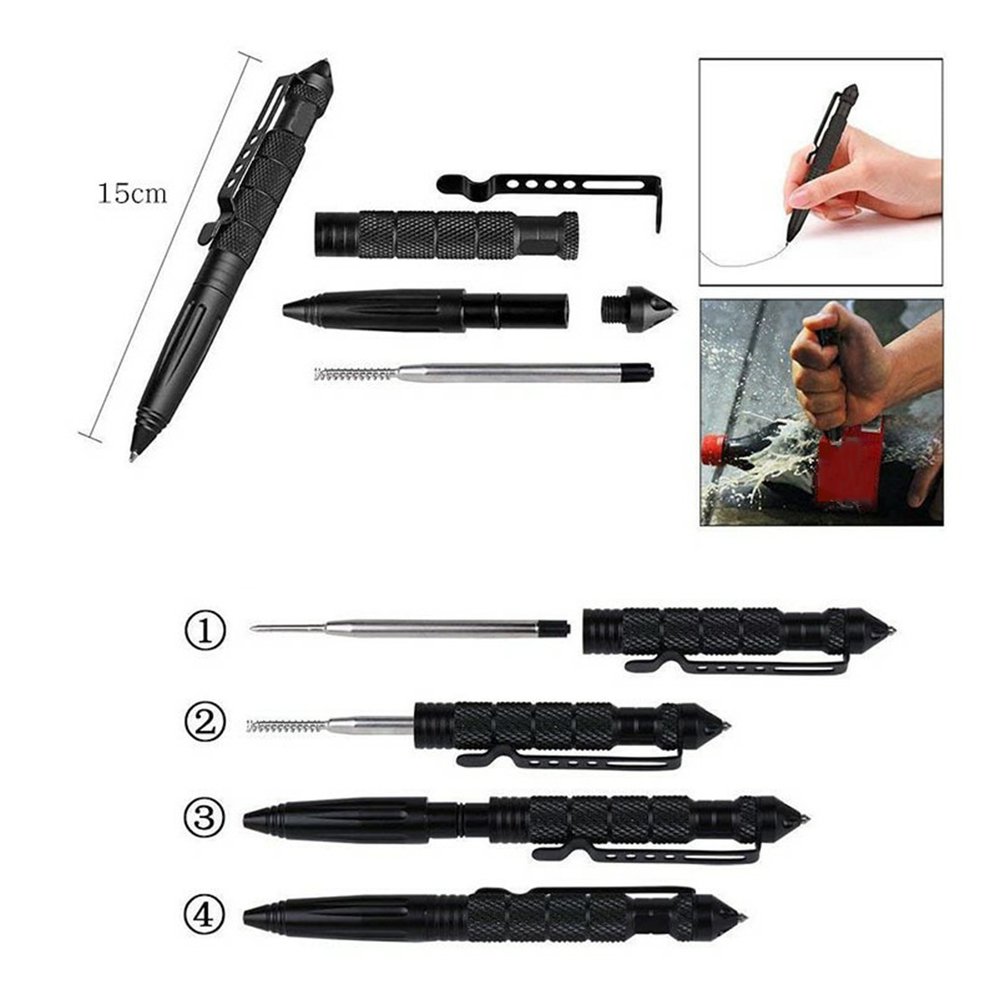 Yüksek Kaliteli Metal Askeri T - Pen Tactical Glass incelemesi ve fiyatı
