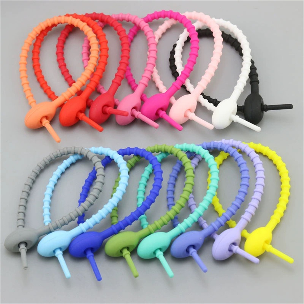10 adet/grup Çok Renkli Siliko - Gear Tie Reusable incelemesi ve fiyatı